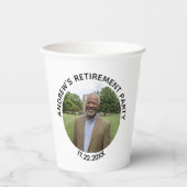 Special Photo Elegant Retirement Party 紙コップ (正面)