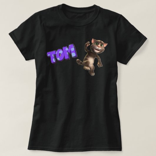 Special Present My Talking Tom Cat Cartoon And Gam Tシャツ (デザイン正面)