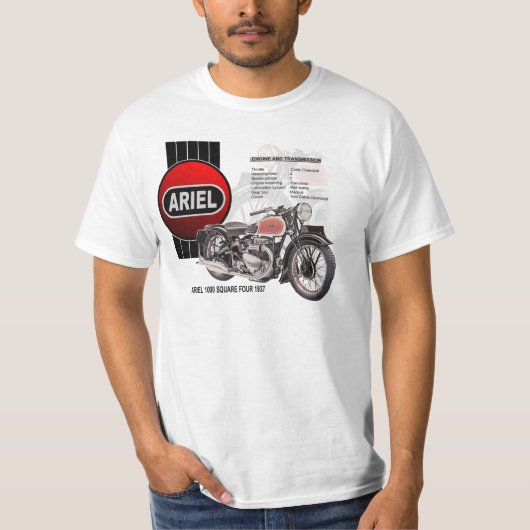 *SPECIAL PRODUCT* ARIELの正方形4のTシャツ Tシャツ (正面)