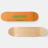 SPECIAL Skateboard orange スケートボード (横)