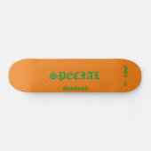 SPECIAL Skateboard orange スケートボード (横)