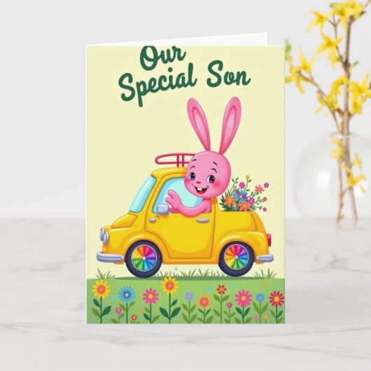 Special Son Happy Ride Card カード (黄色い花)