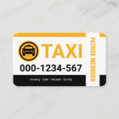 Special Taxi Borders Cab Service 名刺 (正面)