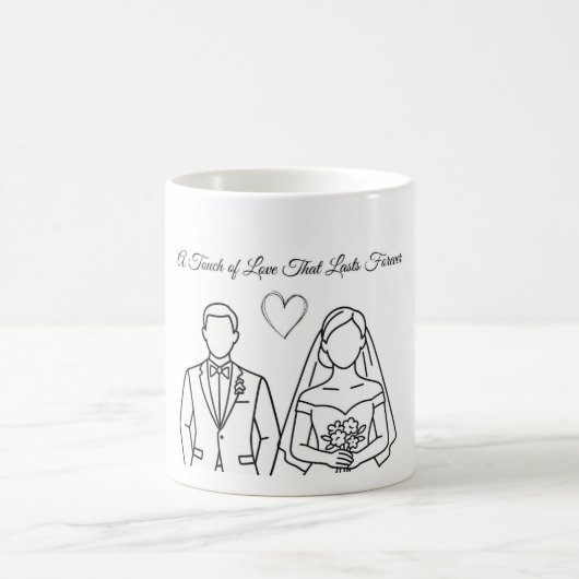 special wedding couple mug コーヒーマグカップ (中央)