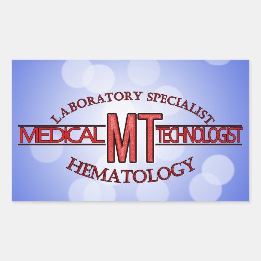 SPECIALIST LAB MT造血専門医 長方形シール (正面)