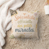 Spécialiste officielle des petits miracles クッション (ブランケット)