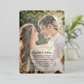 Special's 結婚 Two Photos Foil招待状 箔招待状 (立ち正面)