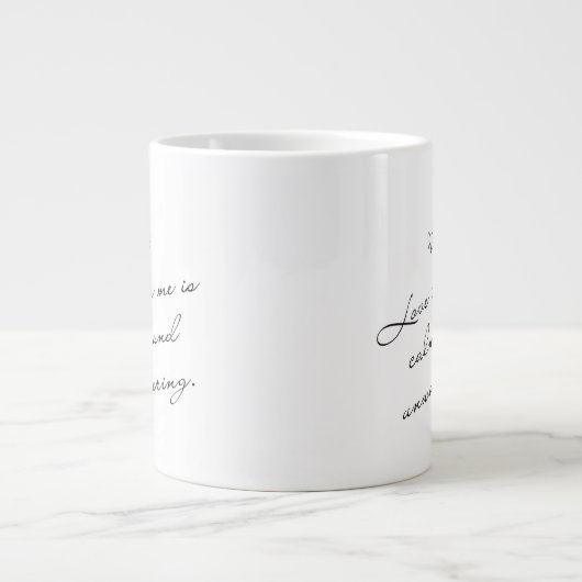 Specialty Mug ジャンボコーヒーマグカップ (正面)