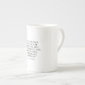Specialty Mug ボーンチャイナマグカップ (正面右)
