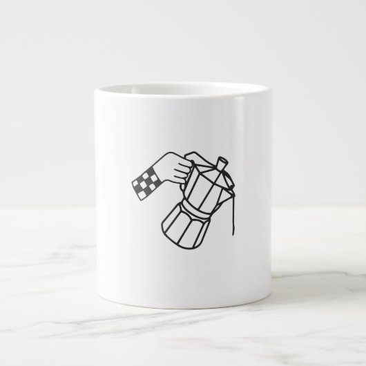Specialty Mug cafés new desgin  ジャンボコーヒーマグカップ (正面)