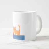 Specialty Mug cat play ジャンボコーヒーマグカップ (正面右)