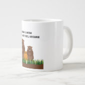 Specialty Mug : Dad & Mom make me feel secured. ジャンボコーヒーマグカップ (正面右)