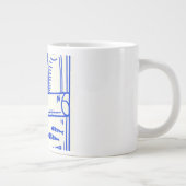 Specialty Mug logo sardines pour cafe ジャンボコーヒーマグカップ (右)
