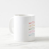 Specialty Mug logo sardines pour cafés  コーヒーマグカップ (正面左)