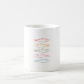 Specialty Mug logo sardines pour cafés  コーヒーマグカップ (中央)