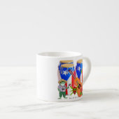 Specialty Mug - Puerto Rican Cultural Expresso Mug エスプレッソカップ (正面右)