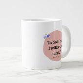 Specialty Mug with Bible verse ジャンボコーヒーマグカップ (正面右)