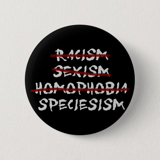 Speciesism 缶バッジ (正面)