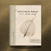 Specimen Press Vol. 3: Bodhi Skeleton Linen-Look ノートブック