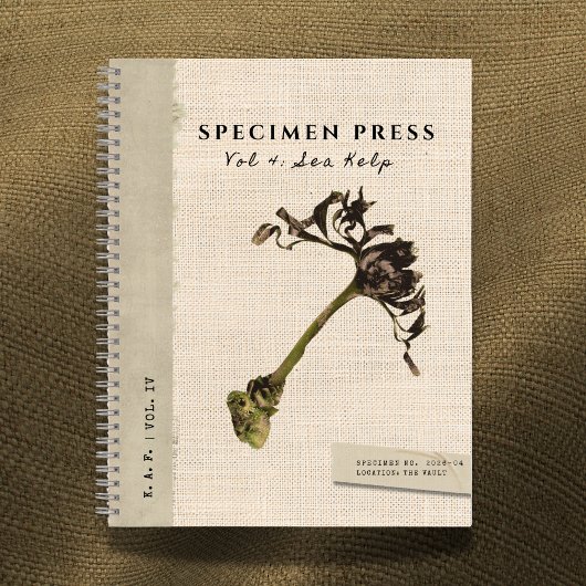 Specimen Press Vol. 4: Sea Kelp Archival Journal ノートブック