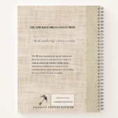 Specimen Press Vol. 4: Sea Kelp Archival Journal ノートブック (裏面)