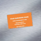 Speck蛍光オレンジパターン マグネット名刺 (インサイチュ)