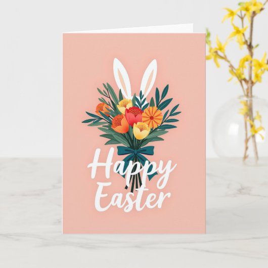 Speckled Blossom Spring Card カード (黄色い花)