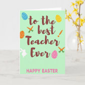 Speckled Ovoid Springtime Card カード (黄色い花)