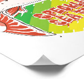 Speckled Sea Trout Retro Fishing Gift ポスター (角)