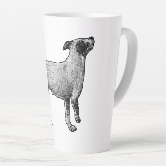 Speckled Skywatch Pup カフェラテマグ (右アングル)