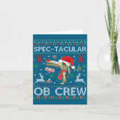 Spectacular Ob Crew Speculum Ugly Xmas Sweater Obg カード (正面)