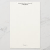  Spectacular Rock Formation, 便箋 (裏面)