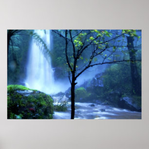 Spectacular Tropical Waterfall ポスター
