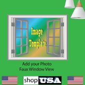 Spectacular Window View Beautiful Amazing Blank ポスター