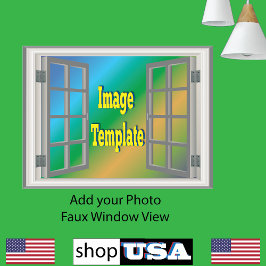 Spectacular Window View Beautiful Amazing Blank ポスター