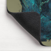 Spectral Coil Cyberpunk Serpent Dark Art マウスパッド (コーナー)