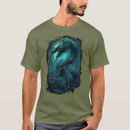 Spectral Coil Cyberpunk Serpent Dark Art T-Shirt Tシャツ