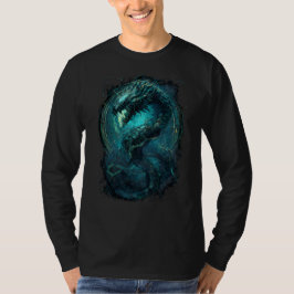 Spectral Coil Cyberpunk Serpent Dark Long Sleeve Tシャツ