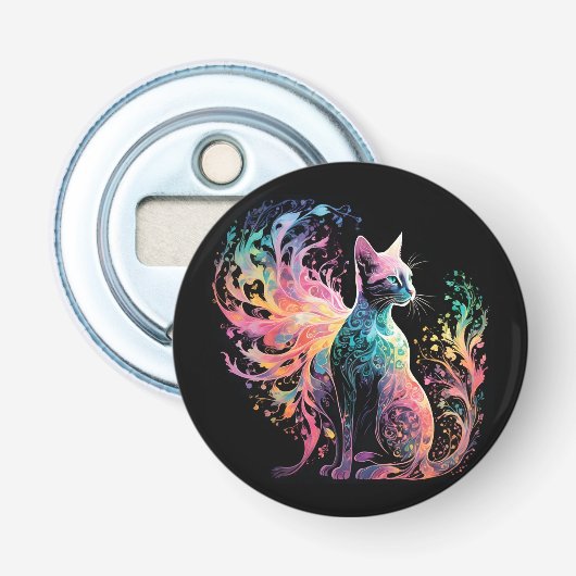 Spectral Holigraphical Cat：エレガンスのプリズム 栓抜き (正面)