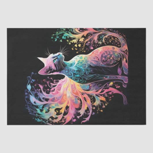 Spectral Holigraphical Cat:エレガンスのプリズム 薄葉紙 (正面)