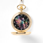 Spectral Holographical Cat: A Prism of Elegance 腕時計 (正面)