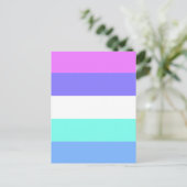 Spectrasexual Pride Flag ポストカード (スタンド正面)