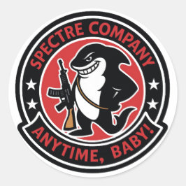 Spectre Company 24時間営業ベビーステッカー ラウンドシール