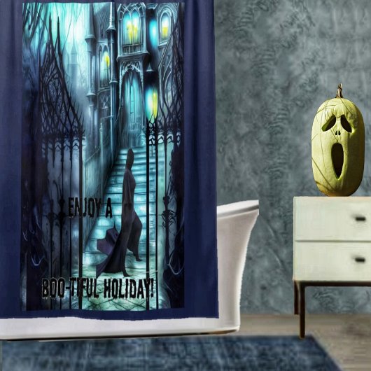 Spectre On The Steps シャワーカーテン