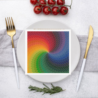 Spectrum wheel made of bricks スタンダードカクテルナプキン