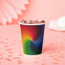 Spectrum wheel made of bricks 紙コップ