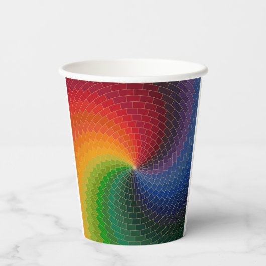 Spectrum wheel made of bricks 紙コップ (裏面)