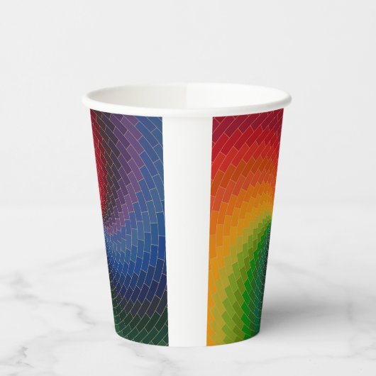 Spectrum wheel made of bricks 紙コップ (左)