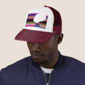 Spectrum White Profile – Pop Art Trucker Cap キャップ (インサイチュ)