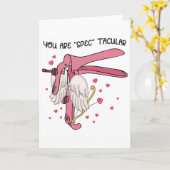 Speculum Nurse Valentine Obgyn You're Spectacular  カード (黄色い花)